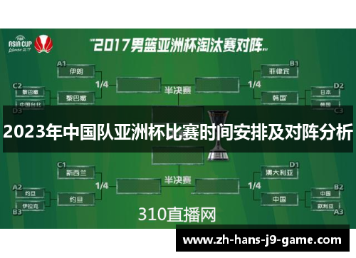2023年中国队亚洲杯比赛时间安排及对阵分析 2023年中国队亚洲杯比赛时间安排及对阵分析
